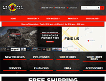Tablet Screenshot of ironhorsemc.com